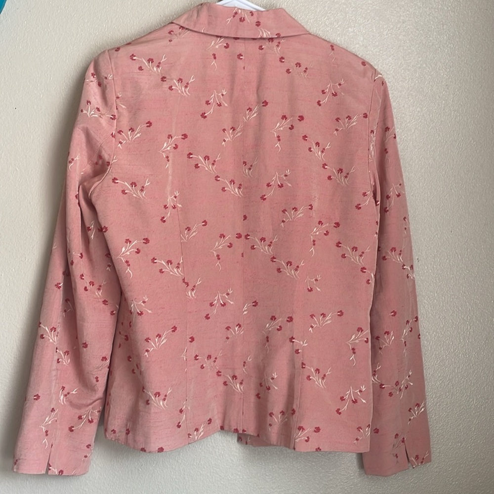 Norton Mcnaughton Floral Button Down Blazer Size 6 - Picture 6 of 9
